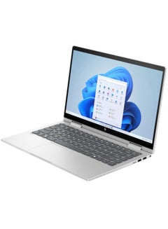 اشتري Envy X360 14-es1023dx Laptop With 14-Inch FHD IPS Display, Core 7-150U Processor/16GB RAM/ 512GB SSD/Intel Iris Xe Graphics/Windows 11 English silver في الامارات