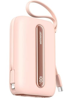 Buy 20000 mAh JR-L012 Plus Colorful Series 22.5W mini Power Bank with Dual Cables 20000mAh Pink in Egypt