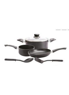 Buy Royalford NS Cookware 6-Piece Set Black 26x4.8 cmcm in Saudi Arabia