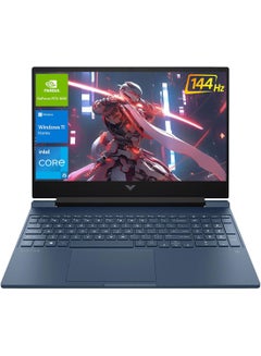 اشتري Victus Gaming Laptop With 15.6-Inch FHD Display, Core i5-12450H Processor/64GB RAM/2TB SSD/4GB NVIDIA GeForce RTX 3050 Graphics Card/Windows 11 Home English Performance Blue في الامارات