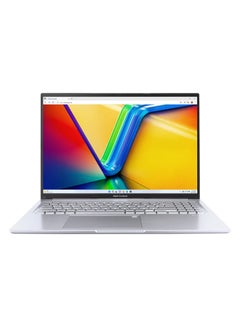 اشتري Vivobook Laptop With 16 Inch WUXGA(1920x1200) Display, Core i9 13900H Processor/16GB RAM DDR4/512GB SSD/Intel Integrated Graphics/DOS(Without Windows) English/Arabic Silver في السعودية