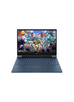 اشتري Victus 16-R1052NE Gaming Laptop Intel Core i7-14700HX 1TB SSD 16GB Ram Nvidia GeForce RTX 4070 8GB 16.1" Inch FHD - Performance blue English/Arabic Performance blue في مصر