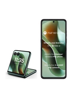 Motorola Razr 60 Ultra 512 Go 16 Go RAM - Smartphone Pliable, écran 6,9", Double SIM, Vert Scarab