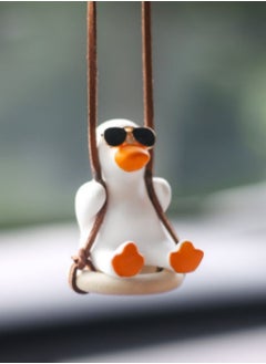 اشتري Car Decoration Rearview Mirror Pendant Cute Duckling Pendant في السعودية