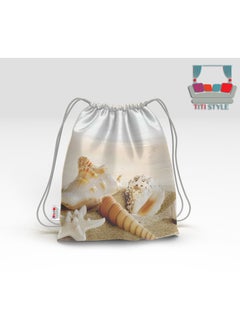 Buy beach drawstring bag multicolor waterproof in Egypt