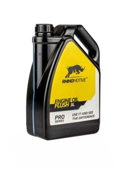 Buy RHINOMOTIVE - Automotive ENGINE OIL FLUSH 3L Improves fuel consumption and engine efficiency in UAE