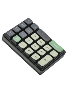 اشتري K21 Wireless Mechanical Numeric Keypad for Tenkeyless Keyboard, Tri-Mode with Pudding Keycaps, Hot Swappable, RGB Ice Crystal Switch في الامارات