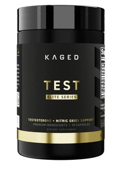 اشتري Kaged Test Elite: Testosterone Support | Enhance Muscle Strength & Vitality with Elite Ingredients | 30 Servings… في الامارات