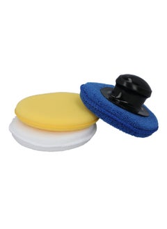 Buy 3-Piece Applicator Pad with Handle Multicolour 13.4 x 10.6 x 16.6 cm FLD-TZ002 in Saudi Arabia