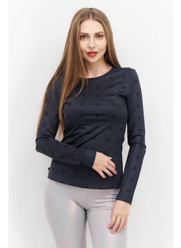 اشتري Women Sportswear Fit Long Sleeeve Outdoor Top, Dark Grey في الامارات