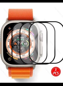 Buy 3 pieces screen protector for Apple Watch Ultra size 49 in Saudi Arabia