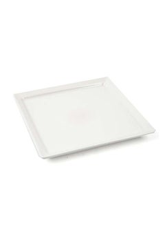 Buy Ivory Porcelain Square Plate 14 cm in UAE