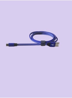 Buy VONK V05 Quick Charge Data Cable Micro -USB Mobile Phone Charger USB 2A Fast Charging Cable - Blue in Egypt