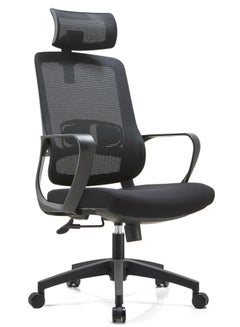 Buy Premium EX Office Chair - BIFMA Certified, Mesh, 320mm Nylon Base, Wheel Casters, Double Mechanism, Class 3 Gaslift, Lumbar Support, Footrest, Height Adjustable in UAE