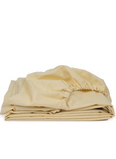 اشتري Fitted Sheet Cream 100x200 في مصر