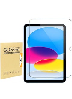 Buy 1 Pack iPad 10.9 10th Generation 2022 Screen Protector A2696/A2757/A2777, Tempered Glass Screen Film Guard for iPad 10th Gen 10.9"" 2022 Release Clear in Saudi Arabia