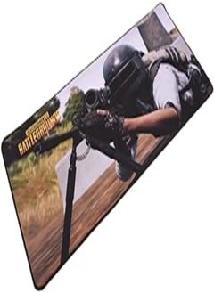 اشتري Generic Rubber Rectangular Gaming Mouse Pad With War Man Design For Pc 70x30 CM - Multicolor في مصر