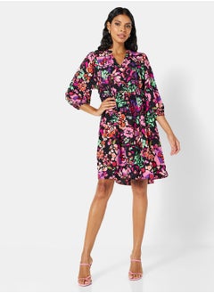 Buy Recycled Floral Mini Dress in UAE