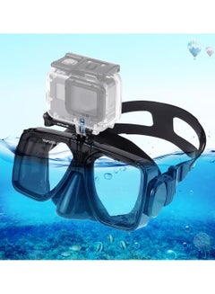 Buy Water Sports Diving Equipment Diving Mask Swimming Glasses for GoPro Hero Action Cameras in UAE