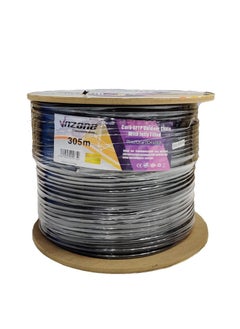 اشتري Cat6 SFTP outdoor cable with jelly filled 0.57mm Bare Copper +HDPE+Polyester tape+Al foil+96 * 0.12mm AL-mg+Black PE 305M/1000FT VN-L1640 Vnzane في الامارات