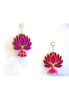 Buy Diwali Wall Decoration, Hanginglotus Shape Diwali Decoration For Home Set Of 2 in UAE