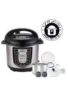 Buy Generaltec 15 In 1 Digital Electric Pressure Cooker with 304 (18/8) Stainless Steel Inner Pot & Housing in UAE