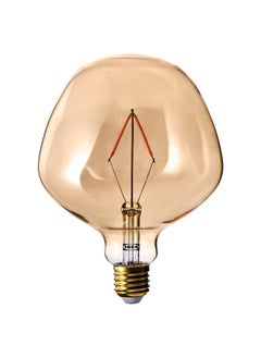 Buy Led Bulb E27 120 Lumen Bell Shaped Brown Clear Glass 132 Mm in Saudi Arabia