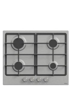 Buy Built-in Gas Hob 60 cm, 4 burners, Stainless steel, heavy-duty holders, Full safety,  EL005 ( Made in Turkey ) in Egypt