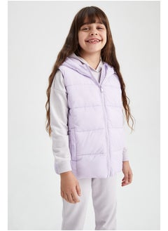 Buy Girl Regular Fit Hooded Long Sleeve Vest in Egypt