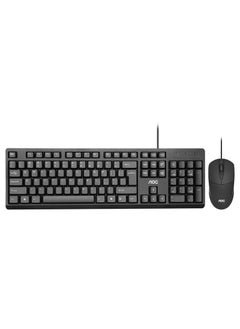 اشتري AOC KM160 Wired Keyboard Mouse Combo Set Black في السعودية