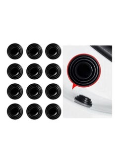 اشتري 12PCS Car Door Shock Absorber Gasket,Car Door Protector Stickers,Buffer Bumper Cushion Car Door Shock Absorbing PVC Cushion Anti-Collision Gasket Car Accessories Decoration Sticke في الامارات