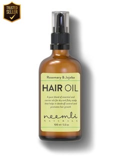 Buy Rosemary & Jojoba Hair Oil | Dandruff Control and Hair Growth | 100 ml in Saudi Arabia