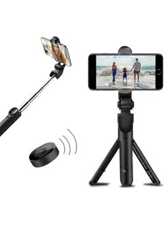 Buy Ultimate Selfie Stick: Extendable Tripod with Bluetooth | Lightweight Aluminum | Compatible with iPhone, Samsung | Portable Design | Perfect for Photos & Video Calls in UAE