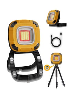 Buy LED Rechargeable Work Light with 10 Light Modes,2000LM Portable COB Magnetic Light,4000mAh Recharge Spotlight and Floodlight,210° Rotate IP65 Waterproof for Car Repair and Camping in Saudi Arabia