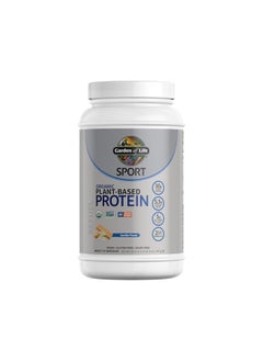 اشتري Garden of Life Organic Vegan Sport Protein Powder, Vanilla - Probiotics, BCAAs, 30g Plant Protein for Premium Post Workout Recovery - NSF Certified, Keto, Gluten & Dairy Free, Non GMO 19 Servings في الامارات