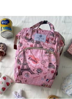 Buy Mommy Baby Diaper bag Fashion multifunction Living Paris Pink in Egypt