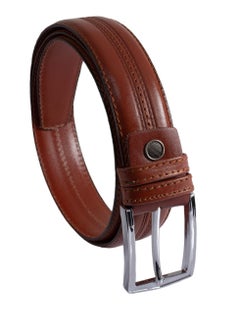 Buy Men's genuine (1008) leather belt for everyday wear, work, or travel in Egypt