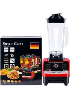 Buy Heavy Duty Commercial Grade Electric Mixer Blender with 15 Timer Speed 4500W 2.5 Liter in UAE