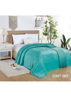 Buy 1 Piece Soft Bed Polyester Blanket king Size 200*220 cm in Saudi Arabia