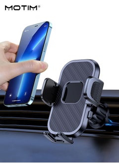 Buy Car Phone Mount Holder with Hook Clip for Air Vent, Anti Shake Car Mount Car Phone Holder with Ultra Stable Hook Design, Universal Mobile Phone Mount for iPhone 15 14 13 12 Series Galaxy S24 S23 etc in Saudi Arabia