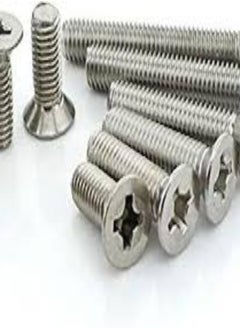 Buy KNP Machine Screws/Bolts (3.5x100mm) Pack of 100 features screws or bolts that are 3.5mm in diameter and 100mm in length. in UAE