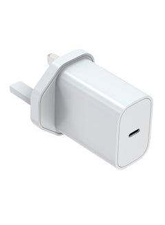 اشتري Charger Fast PD20W USB C Wall Charger Fast Charging Type-C Charger Plug Universal Travel Adapter USB-C Plug Compatible for iPhone, Samsung, iPad, iWatch, AirPods, Xiaomi, Huawei, honor, Galaxy,etc Bla في السعودية