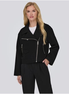 اشتري Zip Detail Pu Jacket في السعودية