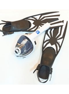 Buy Diving and Snorkeling Set Fin and Face Mask in UAE