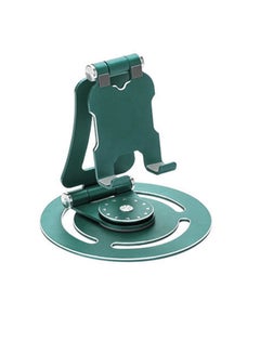 Buy 360° Rotating Metal Tablet Phone Holder Flexible Foldable Cell Phone Holder Holder Your Ultimate Hands-Free Companion Green in UAE