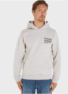 Buy Text Print Modern Hoodie in Saudi Arabia