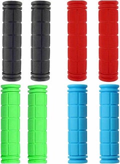 Buy Bike Handlebar Grips for Kids Girls Boys, Non-Slip Rubber Mushroom Bicycle Scooter MTB BMX Cruiser Seadoo Tricycle Wheel Chair Mountain Road Urban Foldable Bikes 4 Pairs in UAE