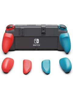 Buy Skull & Co. Switch OLED NeoGrip Neon Blue + Neon Red in UAE