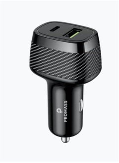 Buy Promass 38W Car Charger With A Fast Usb Port And A Fast Pd Port For All Devices in Saudi Arabia