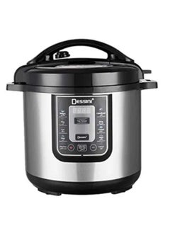 Buy Electric Pressure Cooker 8 L 8008-8L Silver/Black/Blue in UAE